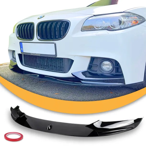 Dokładka Zderzaka Splitter BMW F10 F11 Czarny Połysk M3 Przedniego M Pakiet