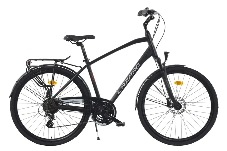 ROWER TREKKINGOWY LAZARO LEGION V1 MĘSKI SHIMANO HYDRAULIKA CZARNY 19