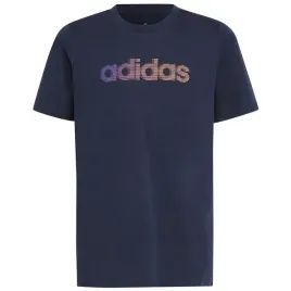 koszulka-adidas-lin-gt-tee-jr-ib9139-granatowy-128-cm