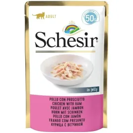 schesir-karma-dla-kota-kurczak-z-szynka-w-galaretce-50g