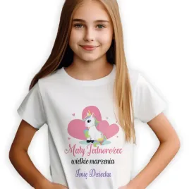 t-shirt-dzieciecy-prezent-dla-dziewczynki-maly-jednorozec-imie-roz-134cm