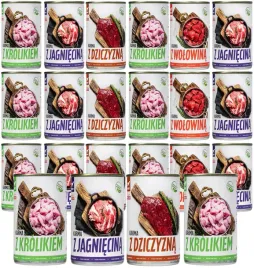 mokra-karma-dla-psa-24-x-400g-mielonka-miesna-w-puszce-tuf-tuf-mix-96-kg