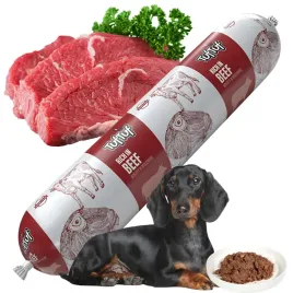 mokra-karma-dla-psa-z-wolowina-70percent-miesa-kielbasa-baton-pasztet-900g