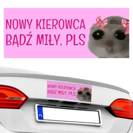 naklejka-na-samochod-smutny-chomiczek-nowy-kierowca-badz-mily-pls-wzory