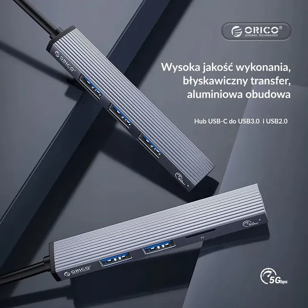 orico-hub-usb-a-5gbps-3x-usb-a-microsd-aluminiowy-stan-nowy-kod-producenta-ah-a12f-gy-bp