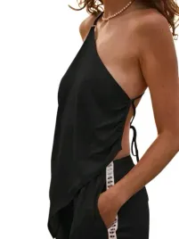 shein-damski-top-czarny-z-lnem-gladki-na-lato-m-1db