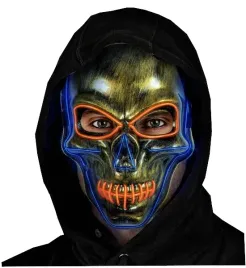 maska-szkieleta-szkielet-czaszka-led-ledowa-zlota-halloweenowa-halloween