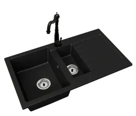 kuchenny-zlewozmywak-granitowy-15-komorowy-z-ociekaczem-duzy-bateria