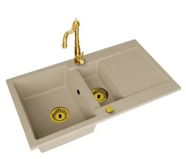 kuchenny-zlewozmywak-granitowy-15-komorowy-z-ociekaczem-bateria-zloto