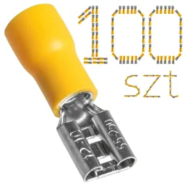 konektor-zenski-zlaczki-do-kabli-wsuwki-samochodowe-izolowane-6-3mm-100szt
