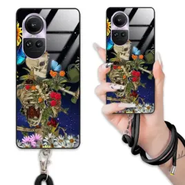 etui-do-oppo-reno-10-pro-case-smycz-czarna-goth-gotyckie-czaszki-skull-wz