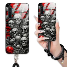 etui-do-realme-6-pro-case-smycz-czarna-goth-gotyckie-czaszki-skull-mix-wz