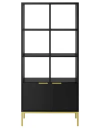 regal-80-cm-czarny-zloty-stelaz-loft-elegancki-nowoczesny-austin