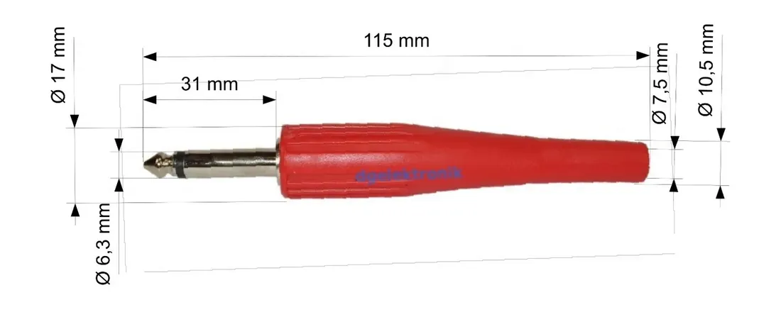wtyk-jack-63-mono-gumowy-czerwony