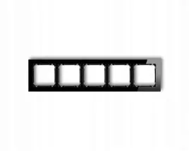 karlik-deco-ramka-pieciokrotna-5-krotna-efekt-szkla-czarna-12-12-drs-5