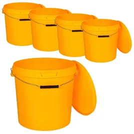 wiadro-na-zywnosc-20l-zolte-z-raczka-i-pokrywa-pojemnik-20-l-5-szt