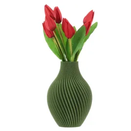 wazon-flakon-na-kwiaty-sztuczne-3d-zielony-wysoki-20cm-dekoracyjny-tworzywo
