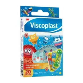 plastry-viscoplast-dzieciece-zwierzaki-20-sztuk