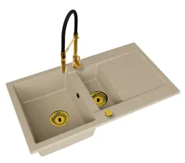 zlewozmywak-granitowy-15-komorowy-ociekacz-bateria-zloto