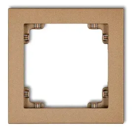 karlik-deco-ramka-pojedyncza-1-krotna-uniwersalna-zloty-metalik-8dr-1