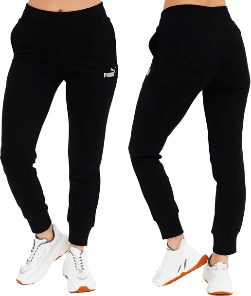 PUMA ESSENTIALS+ SPORTOWE SPODNIE DRESOWE DRESY DAMSKIE BAWEŁNIANE - S