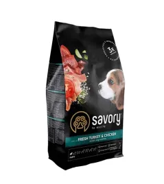 savory-karma-sucha-dla-puppy-junior-indyk-kurczak-2x3kg