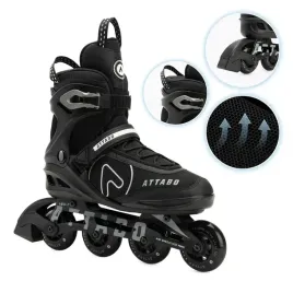 rolki-meskie-attabo-bricker-45-fitness-czarne-abec-7-aluminiowa-szyna