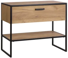 szafka-pod-umywalke-90cm-meble-lazienkowe-brooklin-dab-craft-zloty-czarny