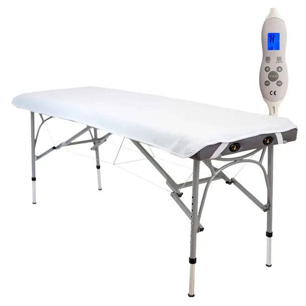 MATA GRZEWCZA ELEKTRYCZNA NA STÓŁ DO MASAŻU AKITO 76X185 CM 8 POZIOMÓW TEMP