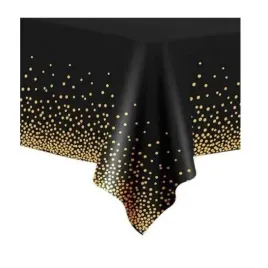 obrus-foliowy-jednorazowy-czarny-zlote-kropki-konfetti-137x274-cm-karnawal