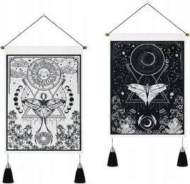 2szt-gobelin-wiszacy-tarot-dekoracja-scienna