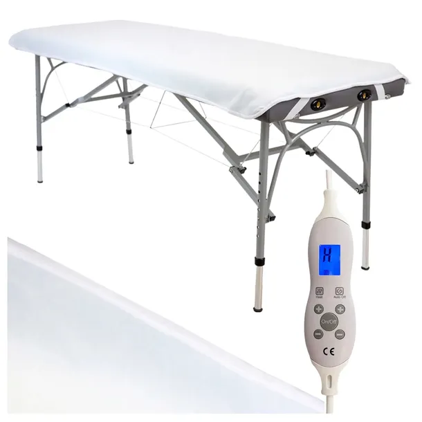 MATA GRZEWCZA NA STÓŁ DO MASAŻU ELEKTRYCZNA AKITO 76X185 CM 8 POZIOMÓW