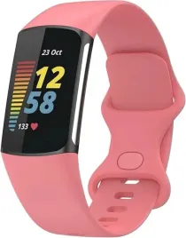 silikonowa-opaska-pasek-do-zegarka-fitbit-charge-5-koralowy