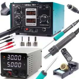 profesjonalna-stacja-lutownicza-yihua-706-ii-hot-air-t12-zasilacz-30v-5a