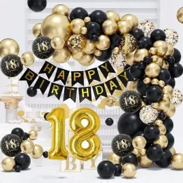18-urodziny-dekoracje-girlanda-balonowa-balony-18-zloto-czern