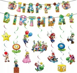 dekoracja-urodzinowa-super-mario-girlandy-zestaw