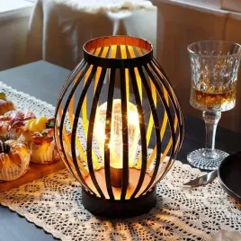 metalowa-lampa-lampka-stolowa-dekoracyjna-led-lampion