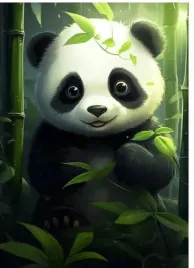 diamond-painting-haft-diamentowy-panda-liscie-30x40cm