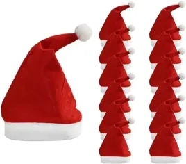 swiateczna-czapka-swietego-mikolaja-12-sztuk-filcowe