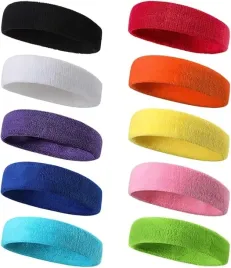 10x-opaska-sportowa-na-czolo-glowe-wlosy-do-biegania-cwiczena-unisex-frotka
