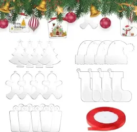 swiateczne-zawieszki-ozdoby-choinkowe-akrylowe-diy-20szt-wstazka