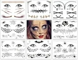 tymczasowe-tatuaze-halloween-pajaki