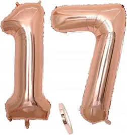 balon-foliowy-liczba-17-urodziny-rozowe-zloto