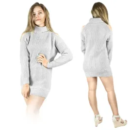sweter-tunika-golf-szary-sukienka-wyciecia-mieciutki-cieply-dlugi-rekaw-s