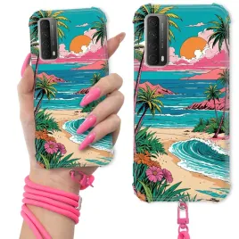 etui-do-huawei-p-smart-2021-anti-shock-crossbody-smycz-pink-wakacyjne-wzory