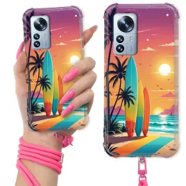 etui-do-xiaomi-12-pro-5g-anti-shock-crossbody-smycz-pink-wakacyjne-beach-wz