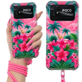 etui-do-xiaomi-poco-c40-anti-shock-crossbody-smycz-pink-wakacyjne-beach-wz