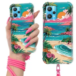 etui-do-realme-9-pro-anti-shock-crossbody-smycz-pink-beach-wakacyjne-letnie