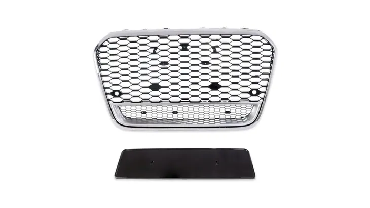 grill-audi-a6-c7-chrome-and-gloss-black-numer-katalogowy-producenta-am-griau0056-stan-nowy