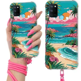 etui-do-realme-c17-anti-shock-crossbody-smycz-pink-beach-wakacyjne-letnie